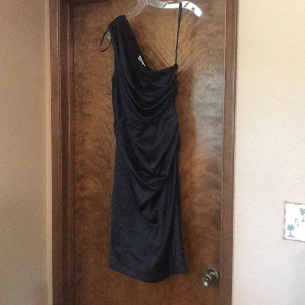 Black bridesmaid dress